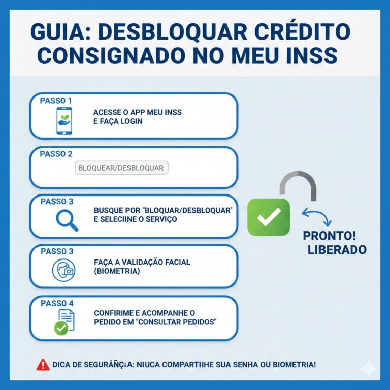 Como Desbloquear o Crédito Consignado no Meu INSS?